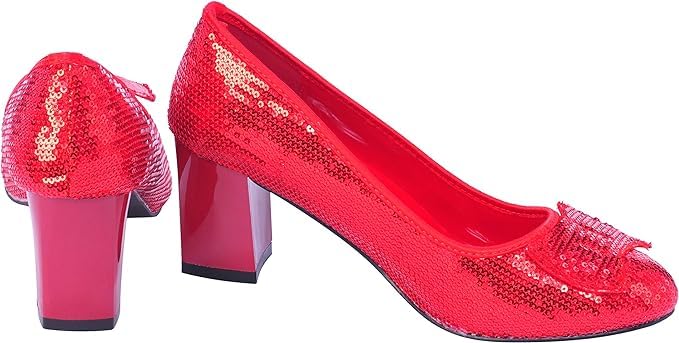 rubie-s-deluxe-dorothy-rote-pailletten-schuhe-kost-mzubeh-r-medium image 7