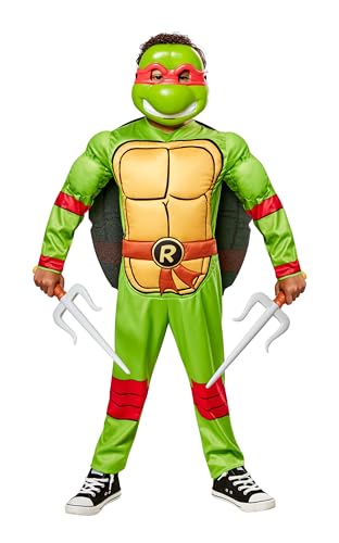 rubie-s-deluxe-tmnt-raphael-sais-kost-m-zubeh-r-kinder image 7
