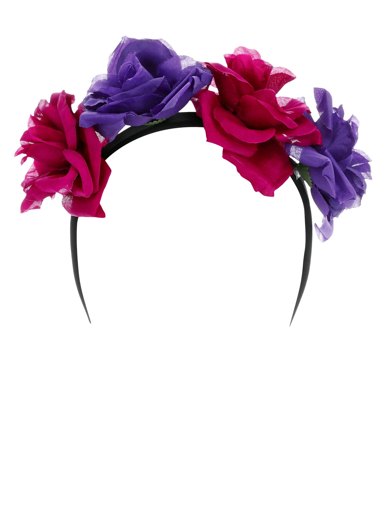 smiffys-fever-day-of-the-dead-rosen-haarband-bunt image 2