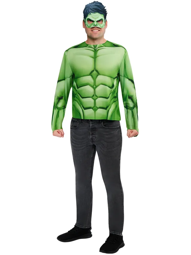 rubies-d-guisements-hulk-top-maske-kost-m-m-l-gr-n image 1