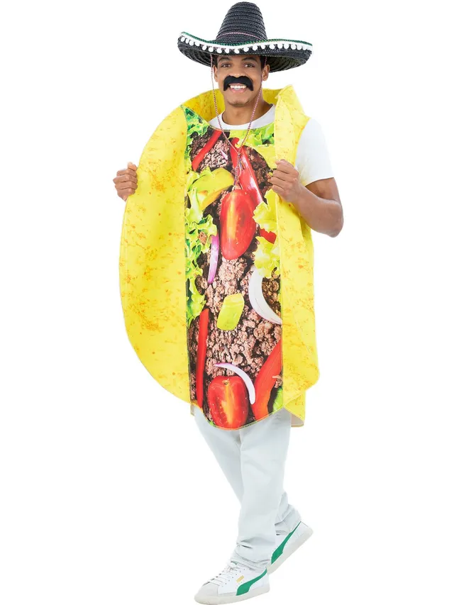 smiffys-fever-taco-kost-m-tabard-erwachsene-gelb image 1