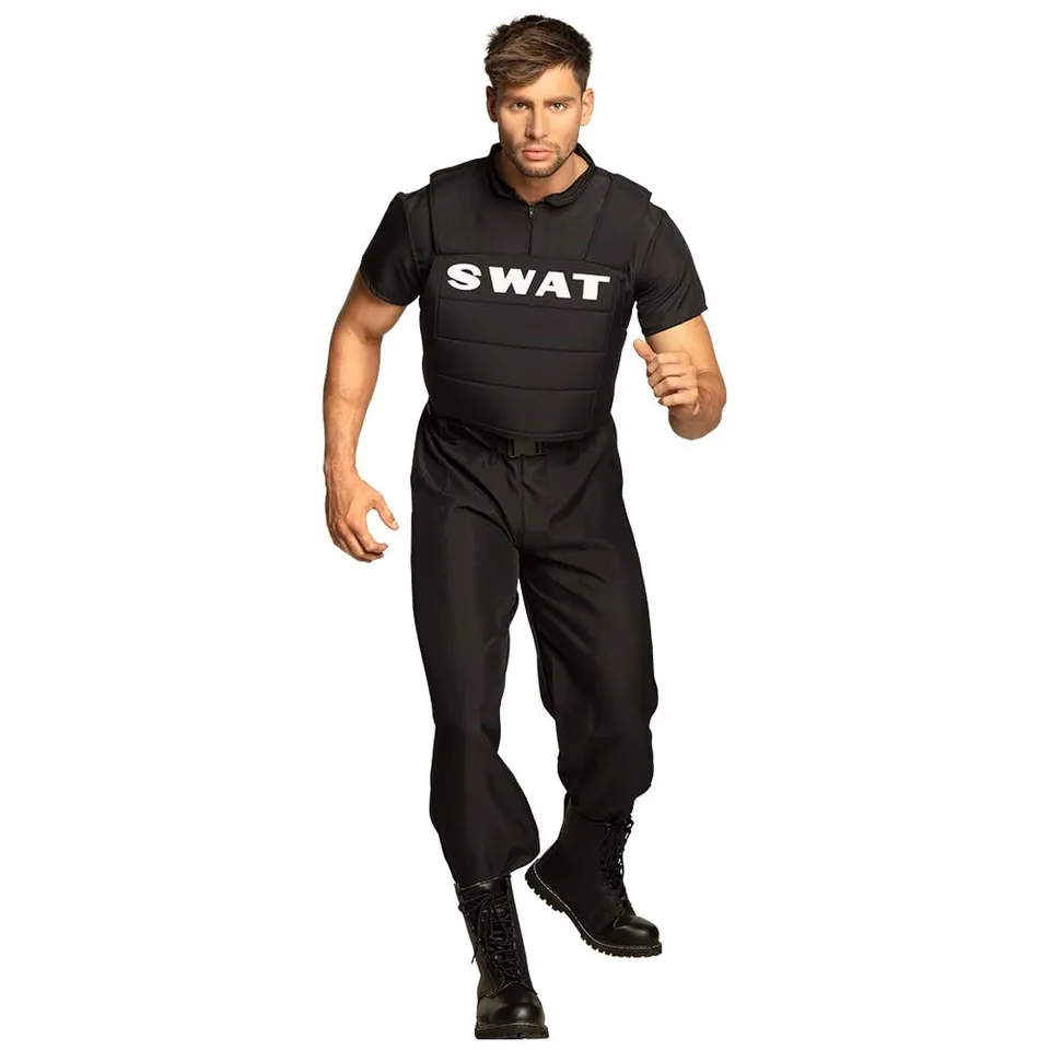 boland-swat-officer-kost-m-herren-gr-e-50-52-schwarz-mit-weste image 1