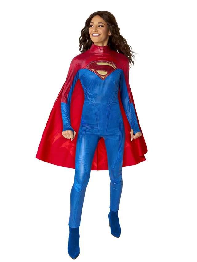 rubie-s-deluxe-supergirl-damenkost-m-blau-rot-gr-m image 1