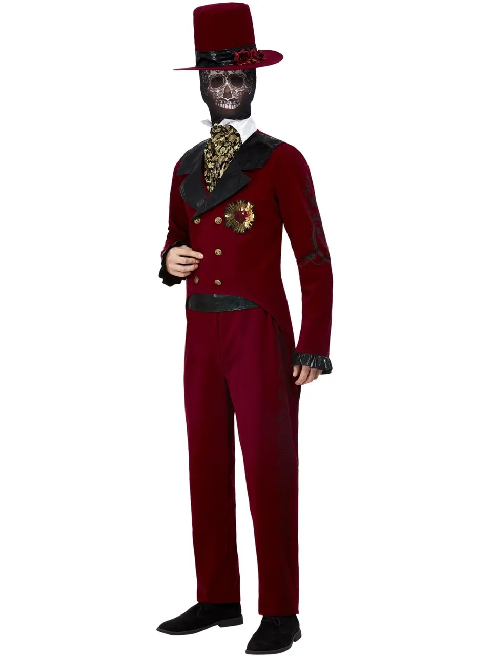 smiffys-fever-dotd-groom-kost-m-deluxe-bordeaux-gr-l image 1