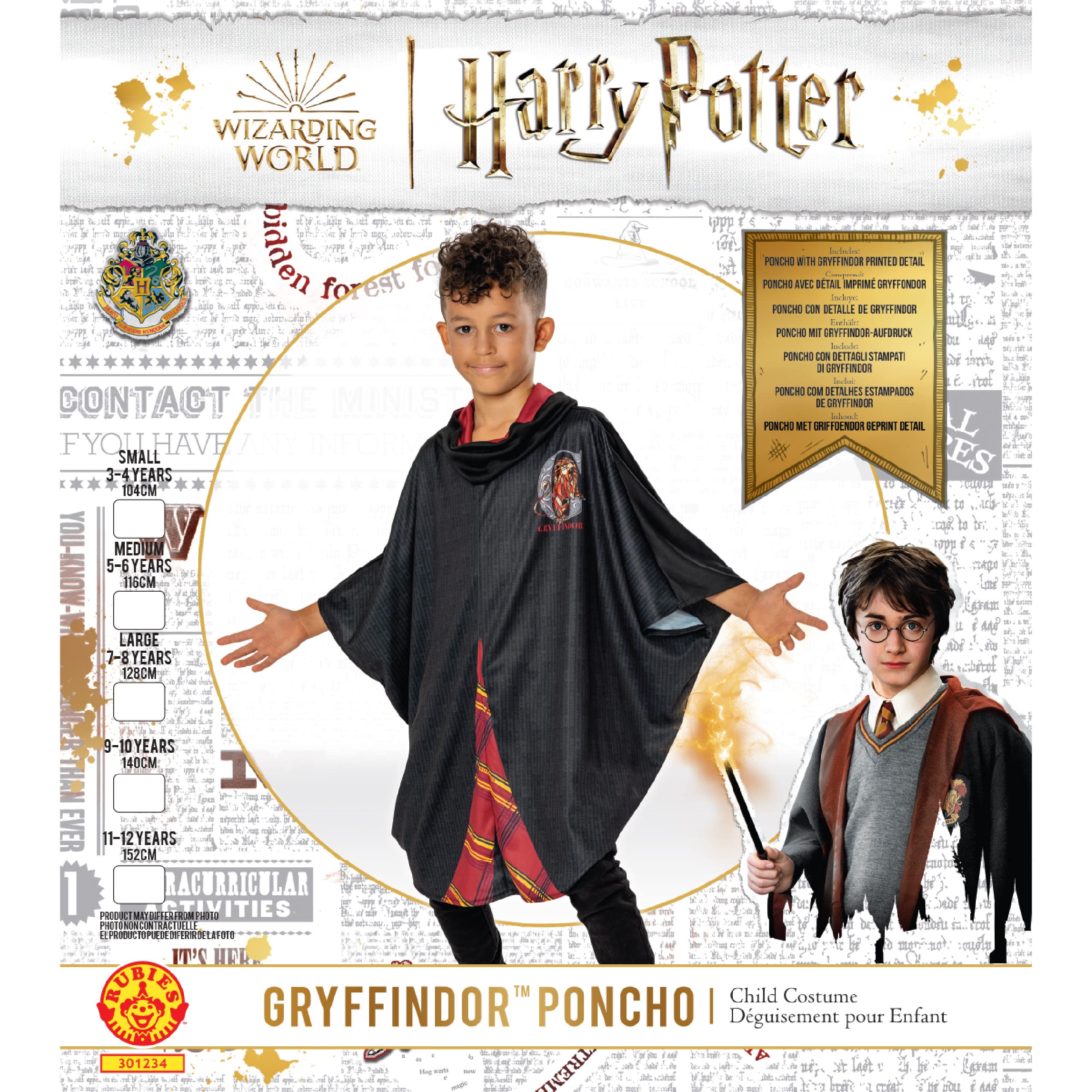 rubie-s-deluxe-harry-potter-gryffindor-poncho-kinder-11-12-j image 5