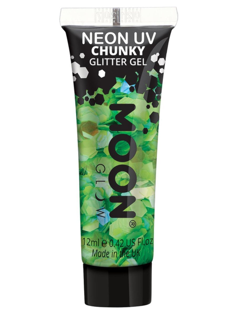 smiffys-makeup-fx-glitter-gel-blau-12-ml-neon-uv image 5