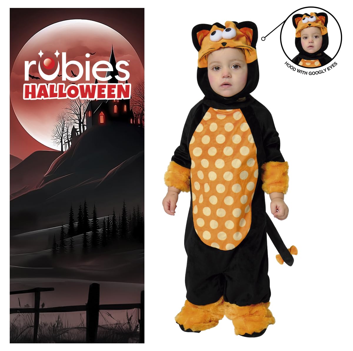 rubie-s-deluxe-monster-kit-katz-kost-m-baby-1-2-jahre-pl-sch image 3