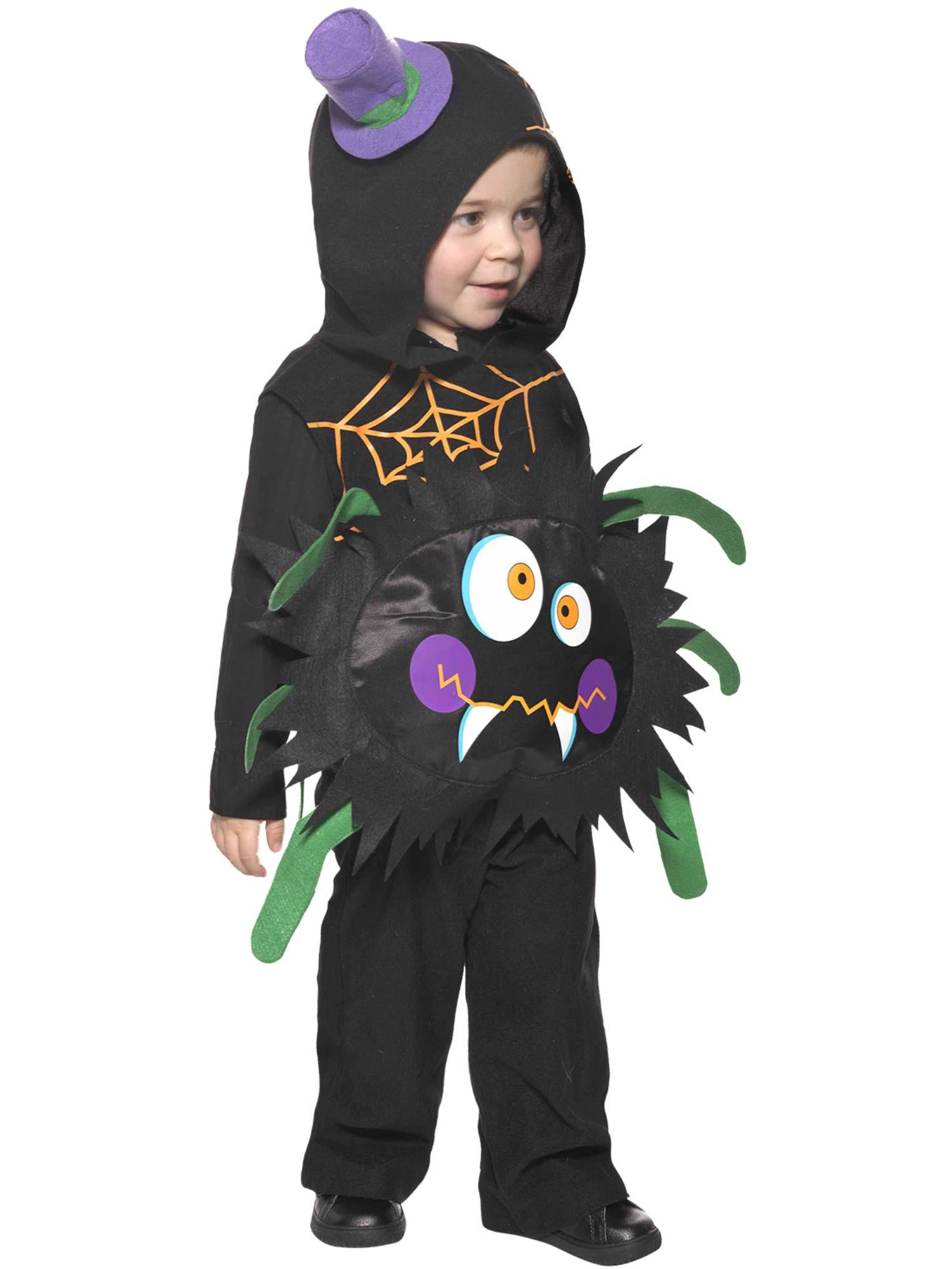 smiffys-fever-crazy-spider-kost-m-kleinkind-3-4-schwarz image 2
