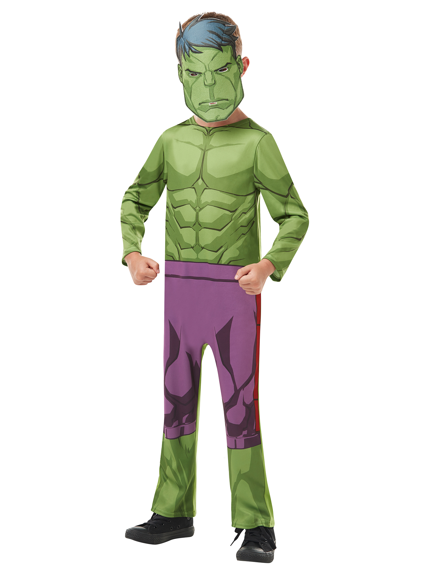 rubies-hulk-kost-m-klassik-mit-maske-gr-n image 3