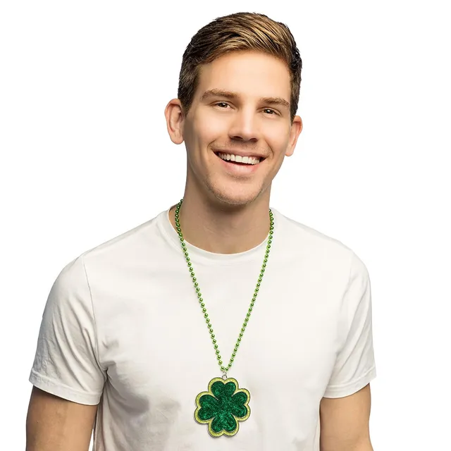 boland-shamrock-shine-halskette-kleeblatt-gr-n-8-5-cm image 1