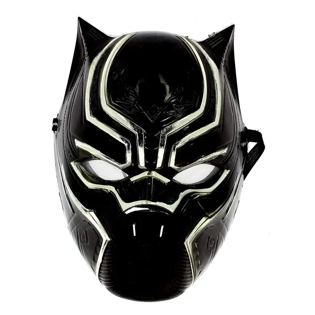 rubie-s-deluxe-black-panther-kindermaske-einheitsgr-e image 1