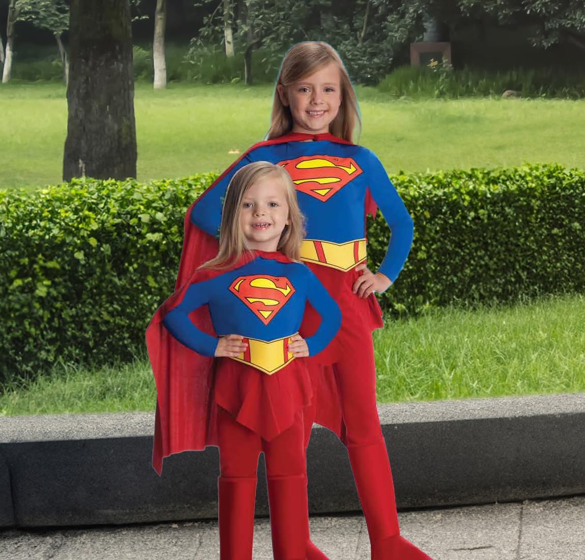 rubie-s-deluxe-supergirl-kost-m-gr-e-l-mit-cape image 3