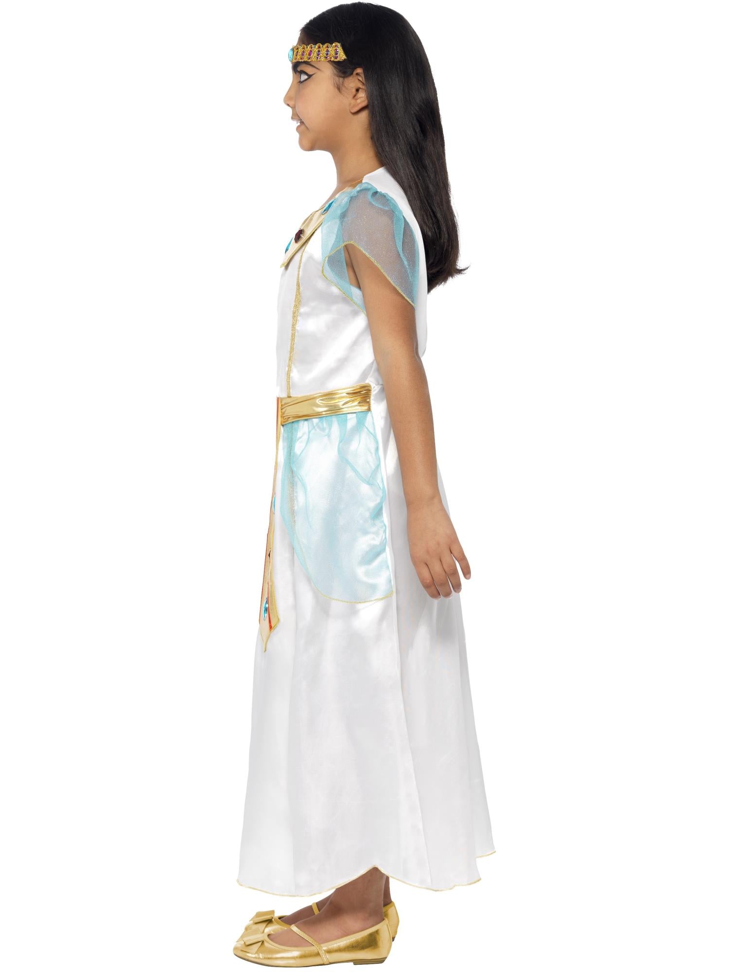 smiffys-fever-cleopatra-kost-m-m-dchen-wei-gold-kleid image 3