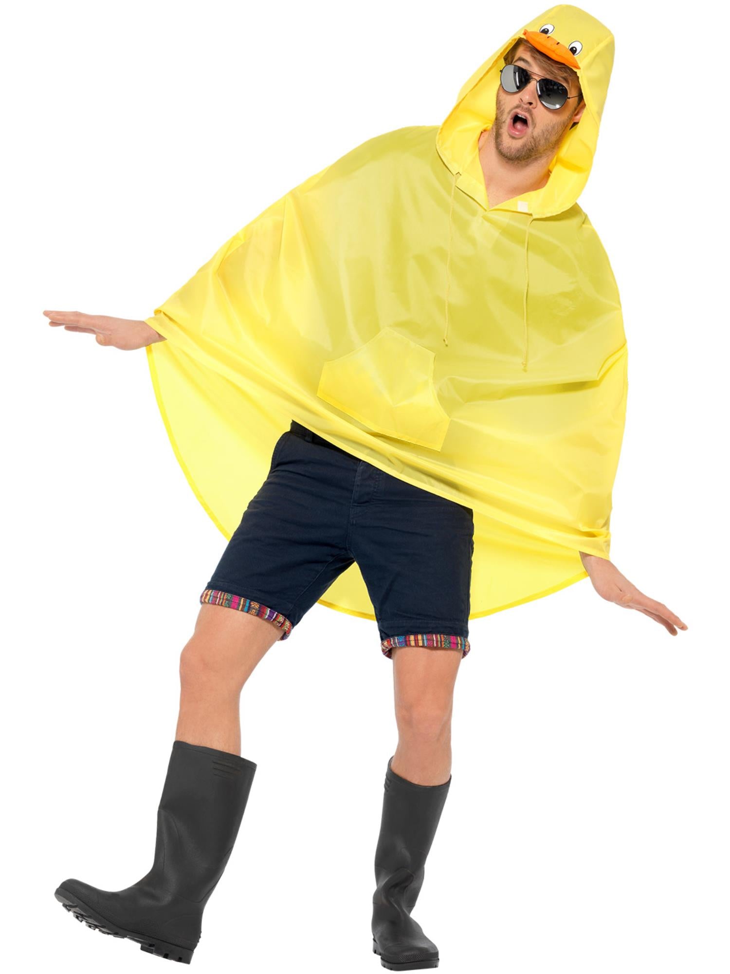 smiffys-fever-enten-poncho-gelb-one-size-mit-tasche image 4