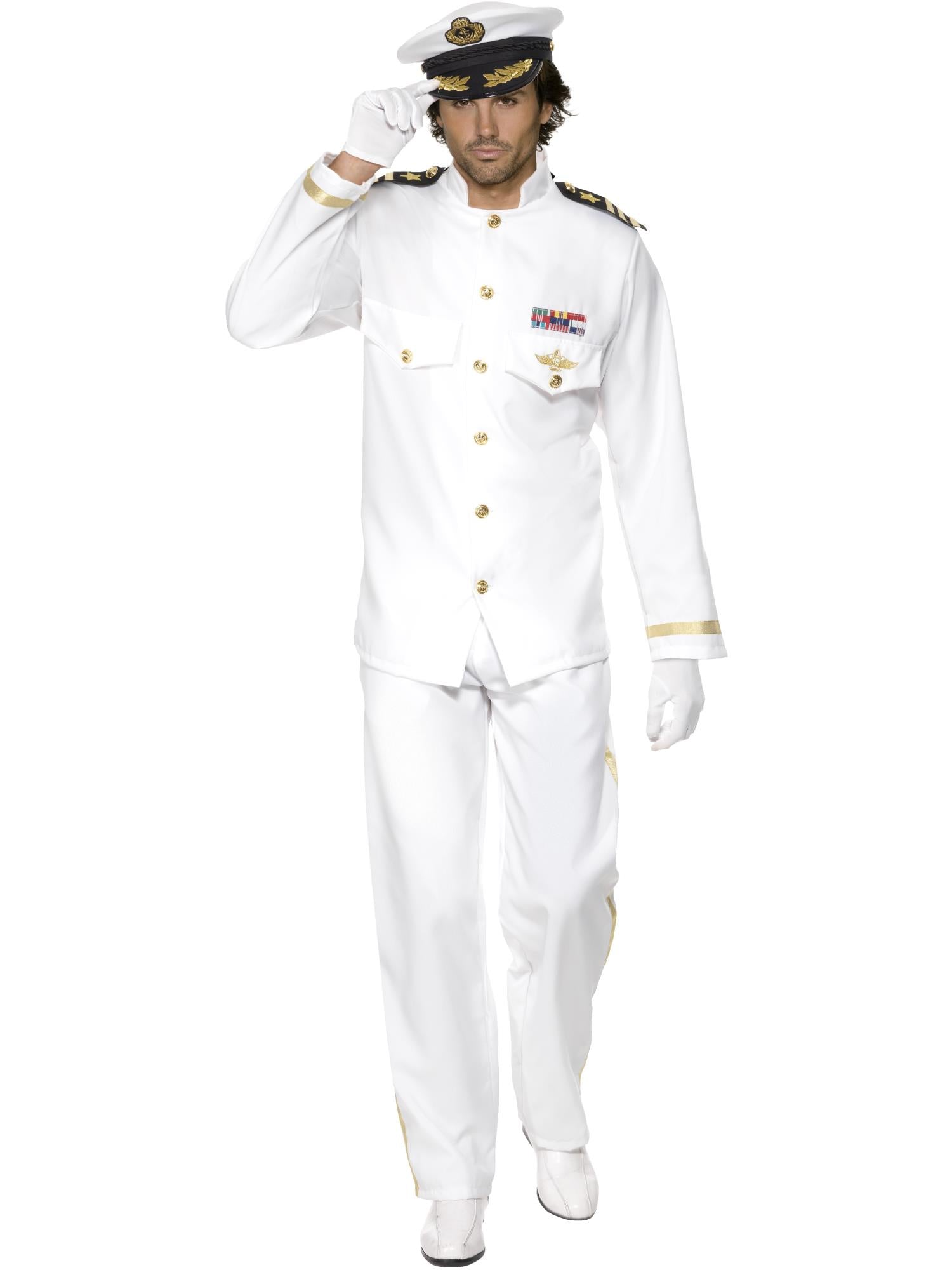 smiffys-fever-captain-deluxe-kost-m-wei-herren-gr-m image 4