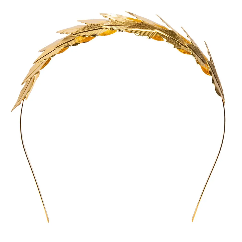 boland-64520-haarschmuck-lorbeerkranz-gold-diadem-metall image 1