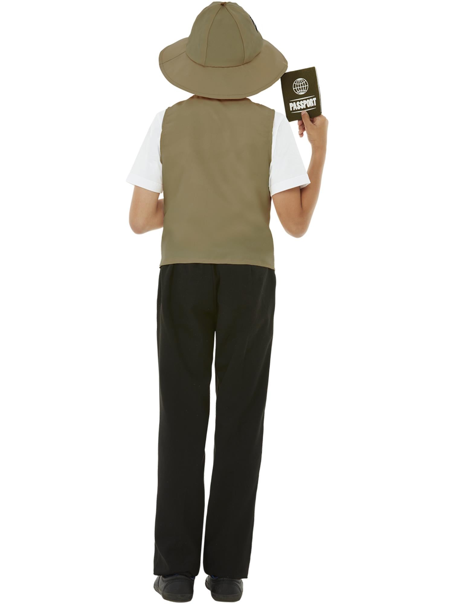 smiffys-fever-explorer-kit-braun-kinder-s-m-7-9-jahre image 3