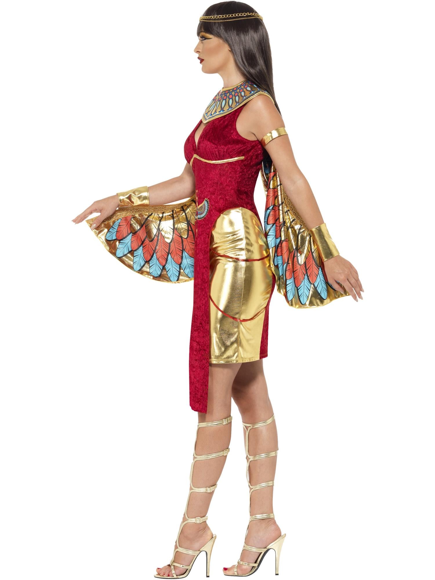 smiffys-fever-egyptian-goddess-kost-m-rot-s image 3