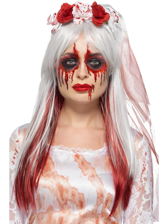 smiffys-fever-blood-drip-bride-schminkset-aqua image 1