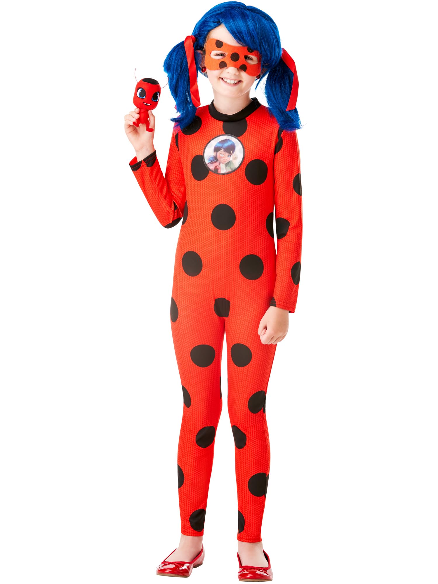 rubie-s-deluxe-miraculous-ladybug-kinderkost-m-7-8-jahre-maske image 3