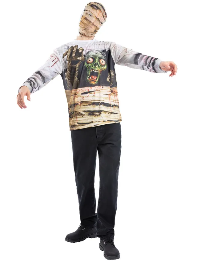 smiffys-fever-zombie-mummy-instant-kit-kost-m-m-mit-maske image 1