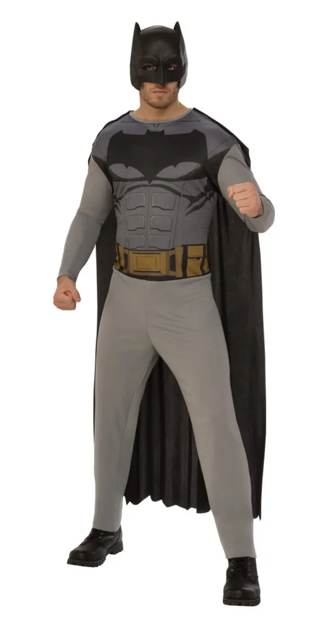rubies-batman-kost-m-erwachsene-einsteiger-schwarz-overall image 1
