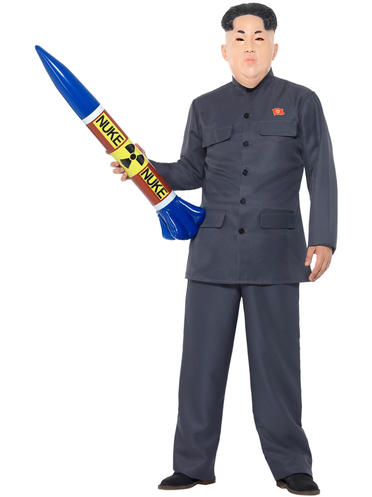 smiffys-fever-dictator-costume-kost-m-grau-herren-m image 1