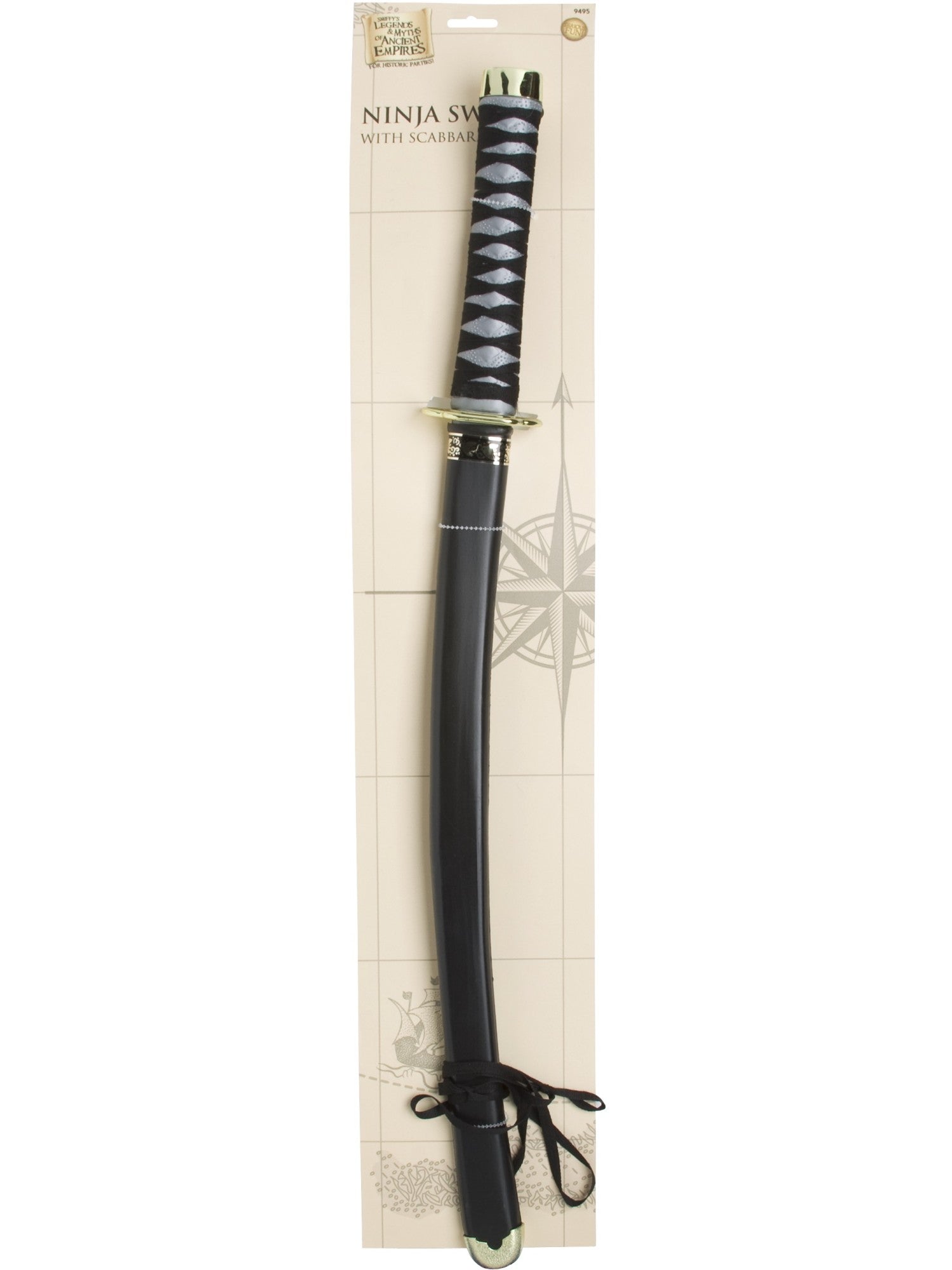 smiffys-fever-schwert-mit-scheide-grau-73-cm-ninja-katana image 5