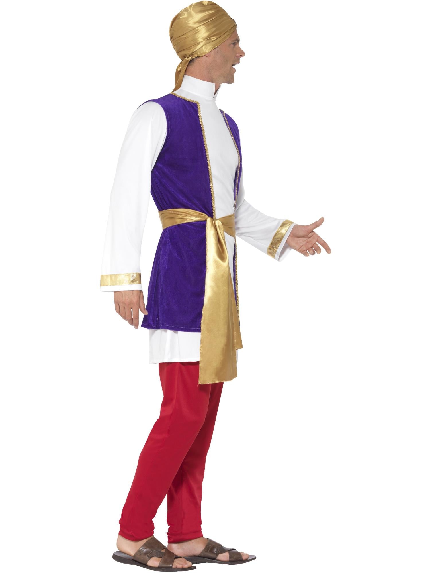 smiffys-fever-arabian-prince-kost-m-5-tlg-herren-lila-rot image 3