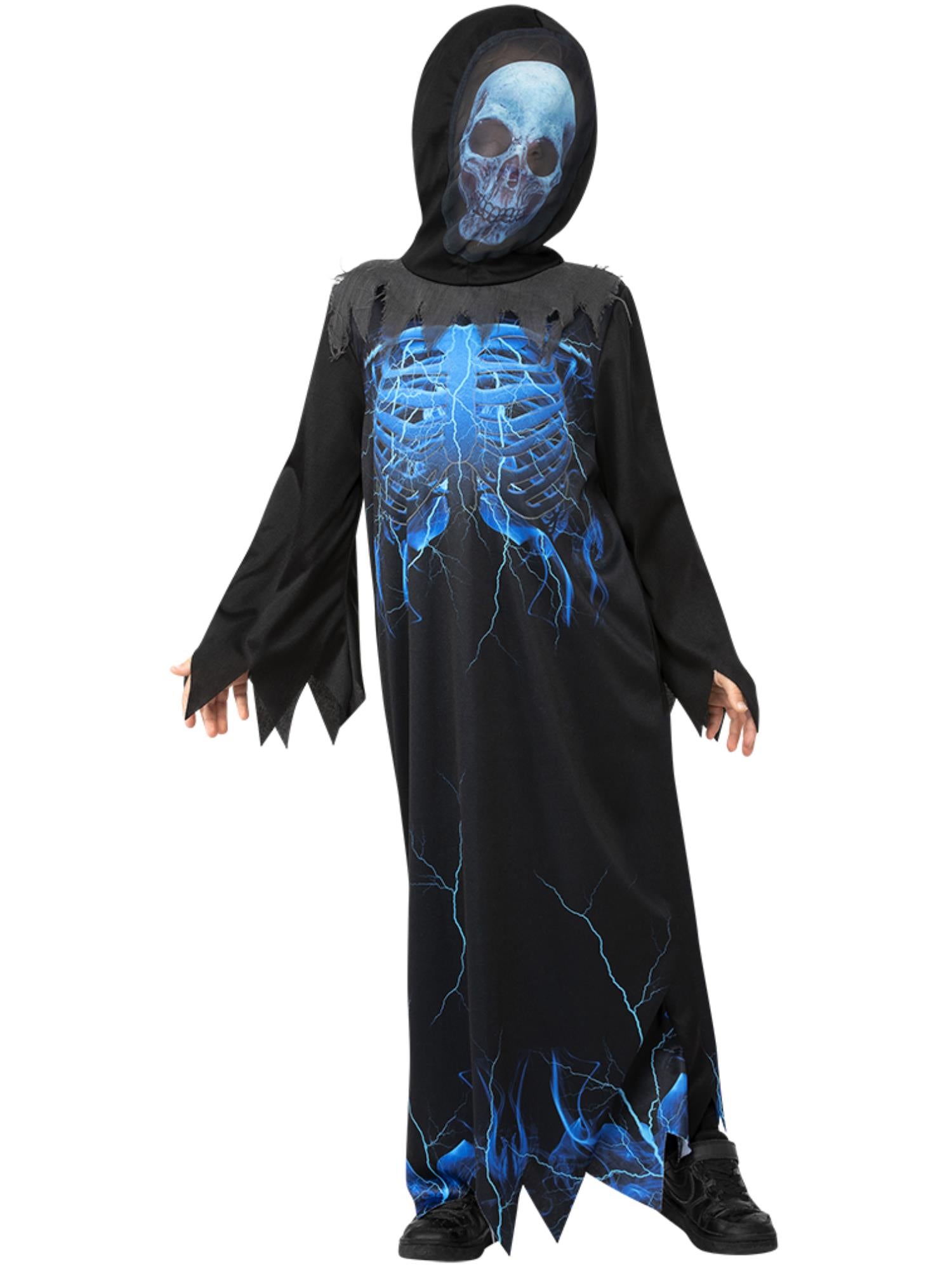 smiffys-fever-midnight-skeleton-reaper-kost-m-kinder-s image 4