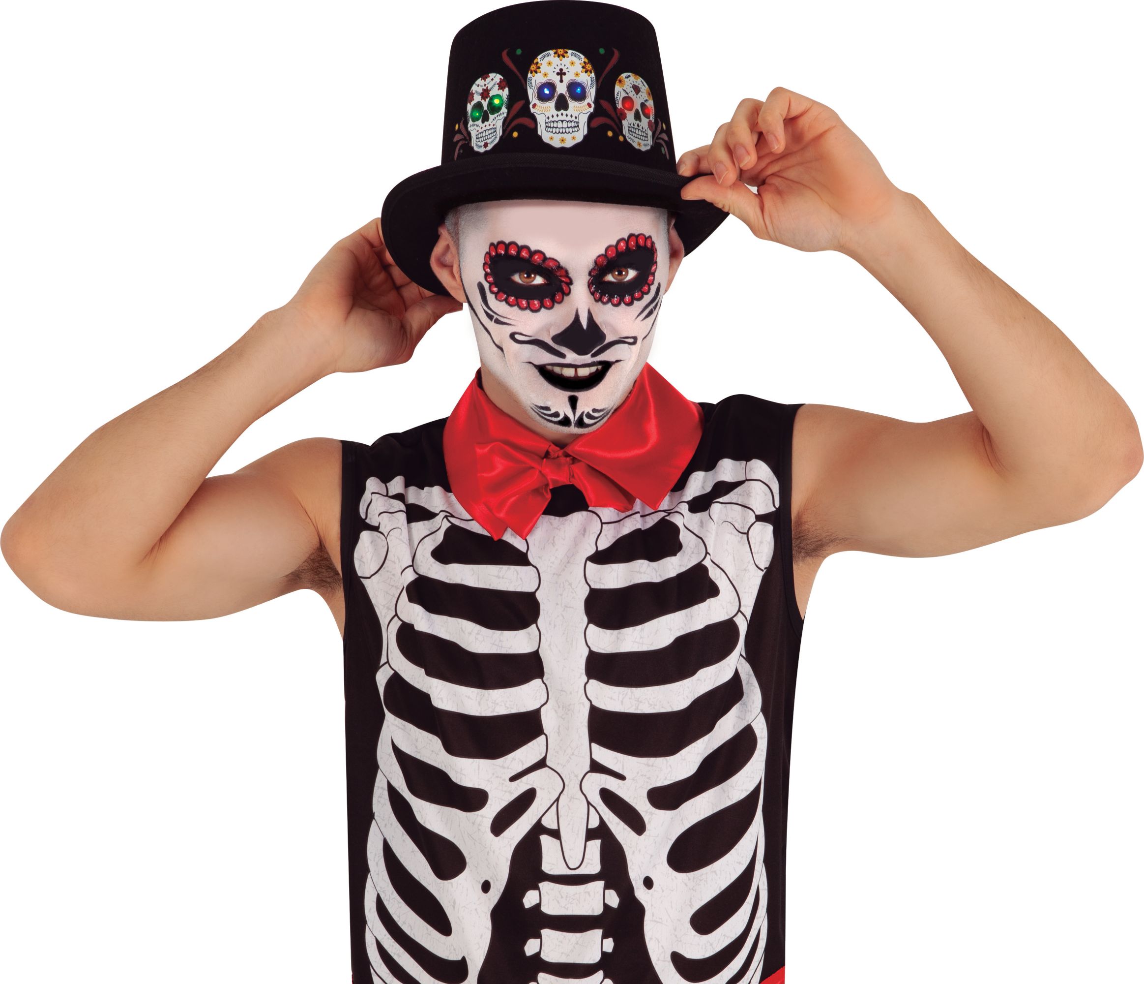 rubies-dia-de-los-muertos-zylinder-led-schwarz image 1