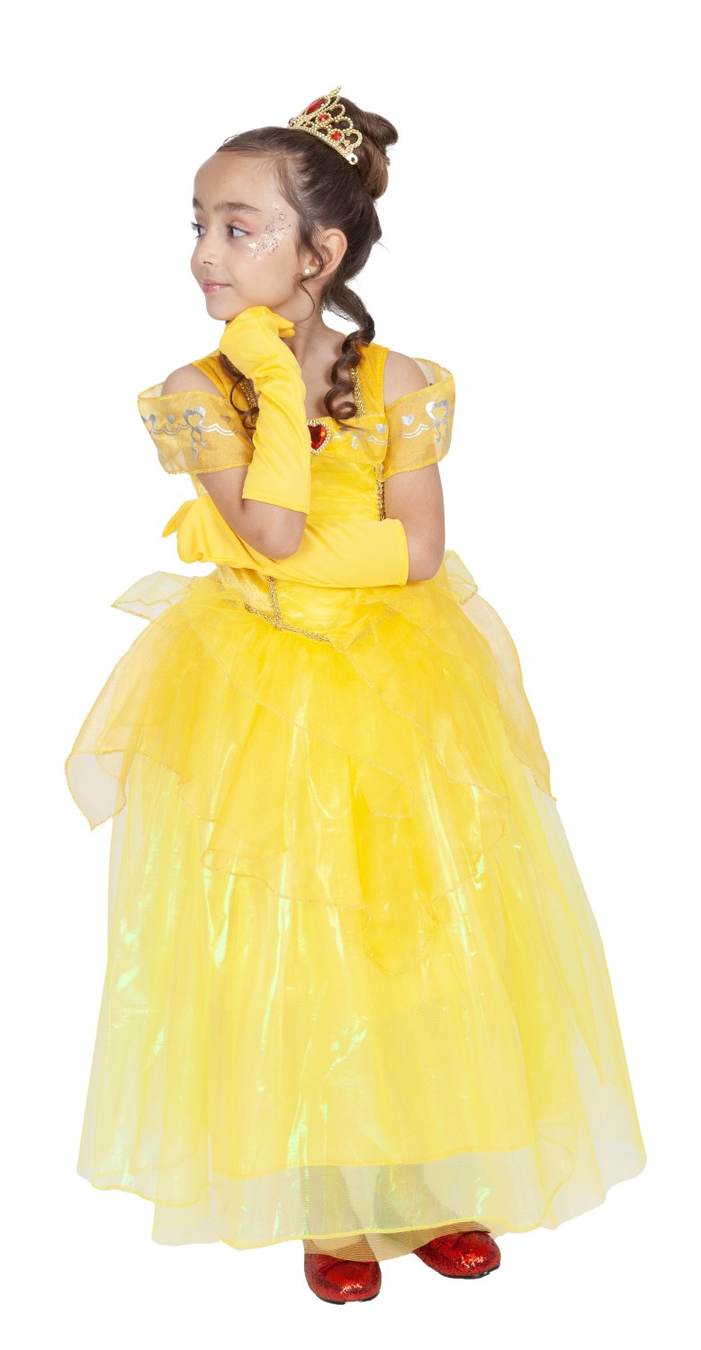 rubies-prinzessin-kost-m-luxe-gelb-m-dchen-prinzessinnenkleid image 5