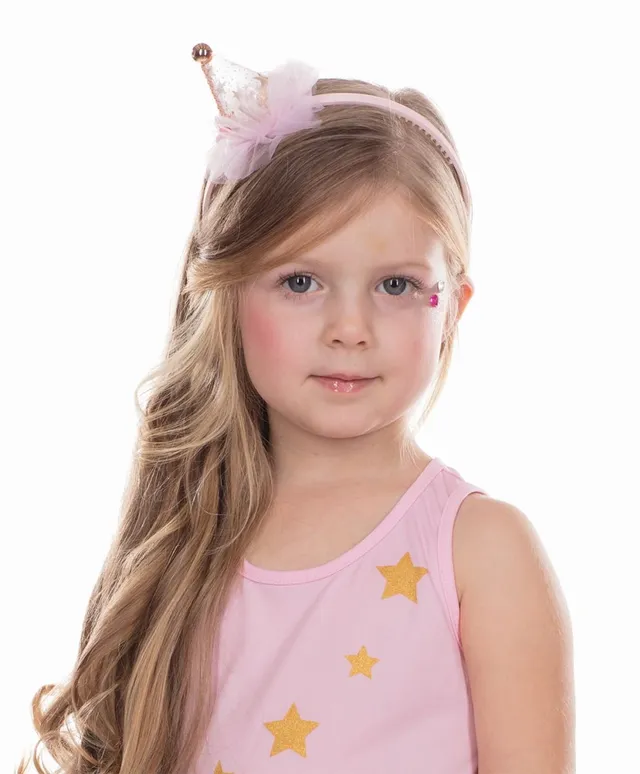 rubie-s-deluxe-haarreif-prinzessin-spitzhut-rosa image 1