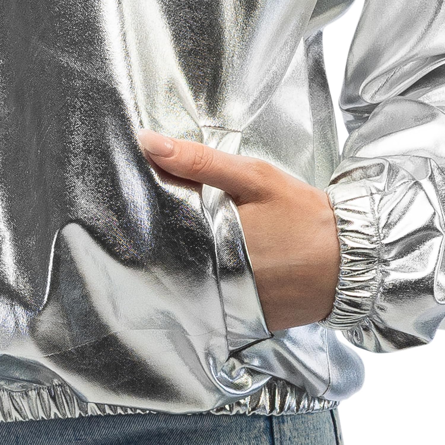 boland-accessories-bride-bomberjacke-silber-gr-e-m image 4