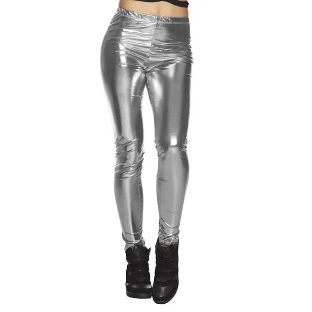 boland-glance-leggings-silber-gl-nzend-damen-gr-m image 1