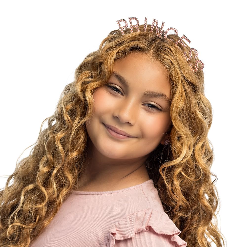 boland-princess-haarreif-diadem-metall-pink-glitzersteine image 3