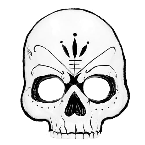 boland-maske-totenkopf-halbmaske-skelett-fasching image 6