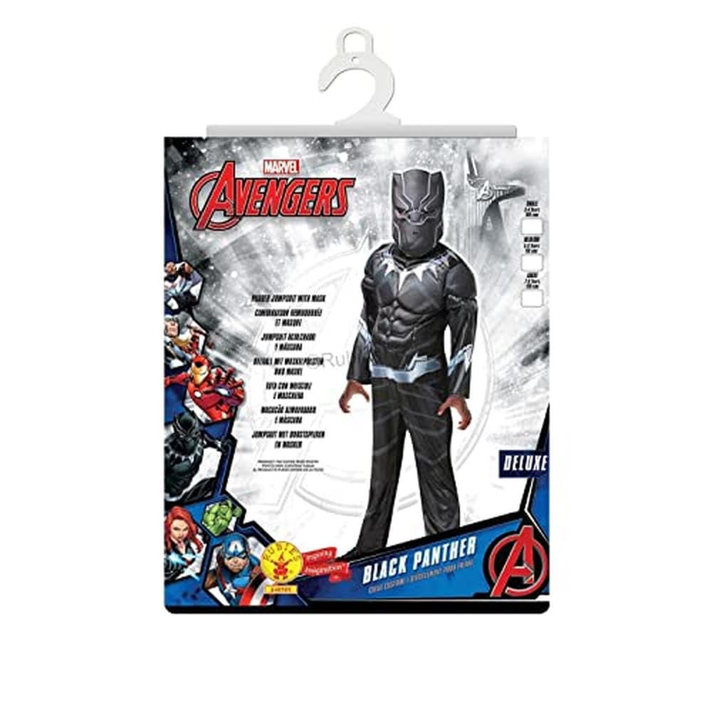 rubie-s-deluxe-black-panther-kinderkost-m-9-10-jahre-140-cm image 2