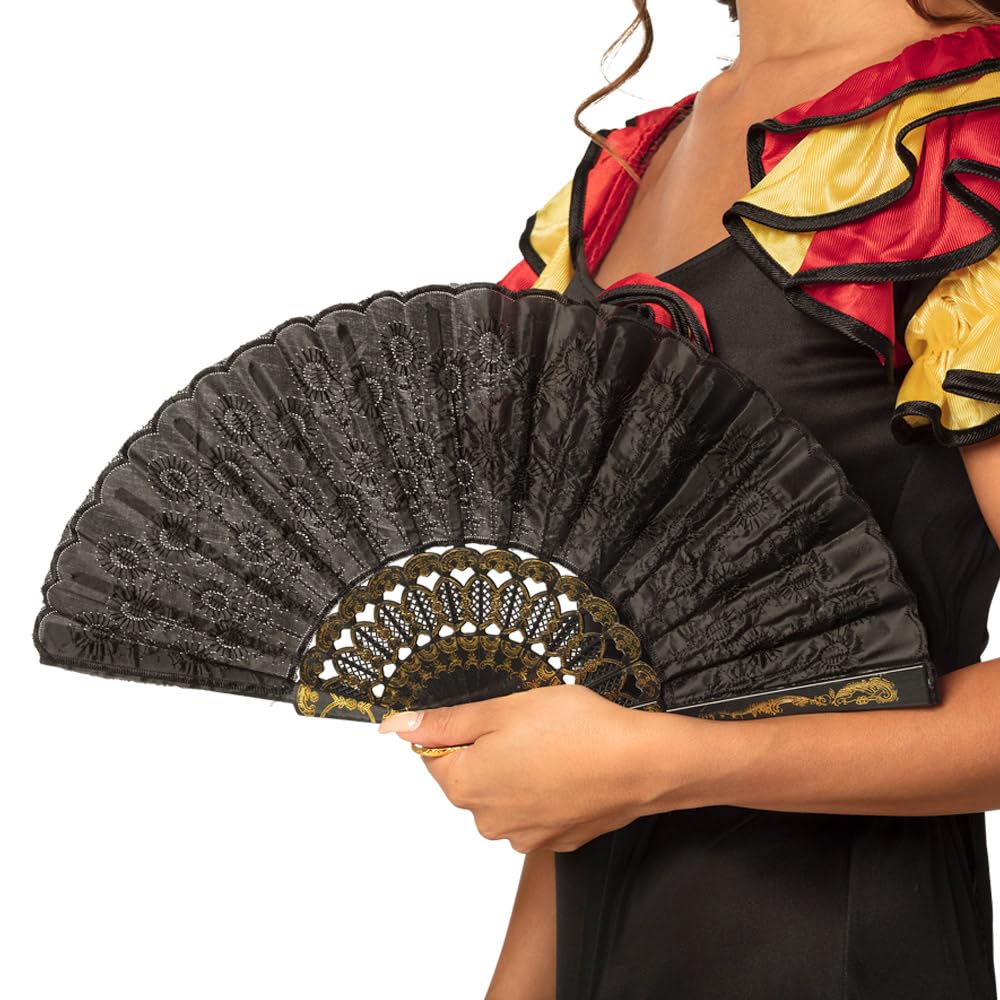 boland-accessories-f-cher-granada-schwarz-stoff-25-cm-20er image 3