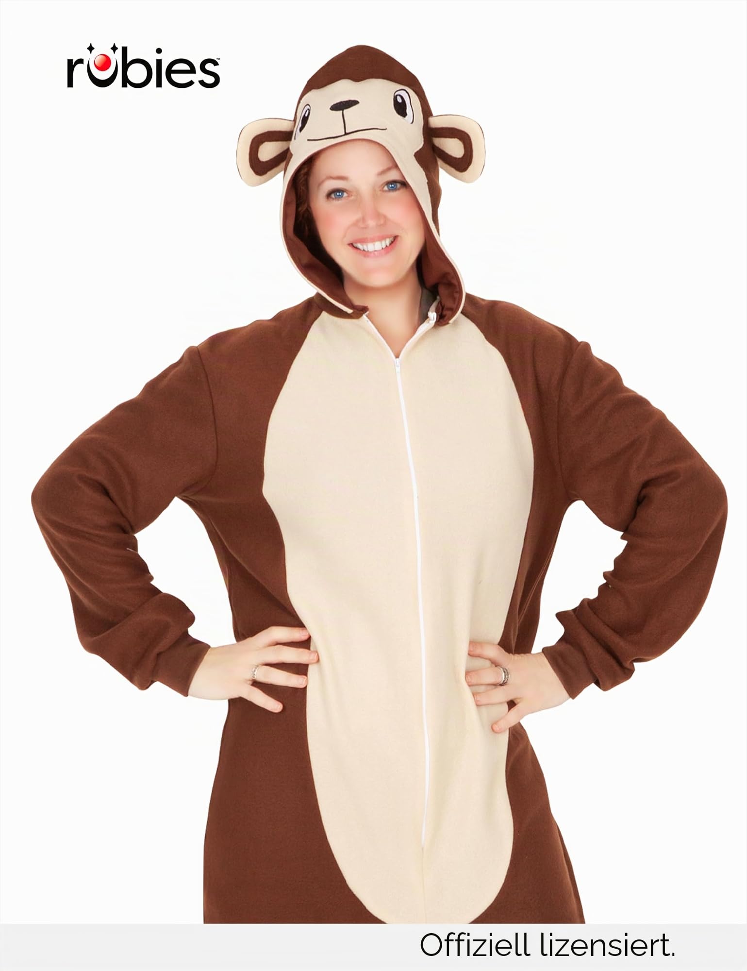 rubie-s-deluxe-tier-overall-jumpsuit-mit-kapuze-und-schwanz image 3