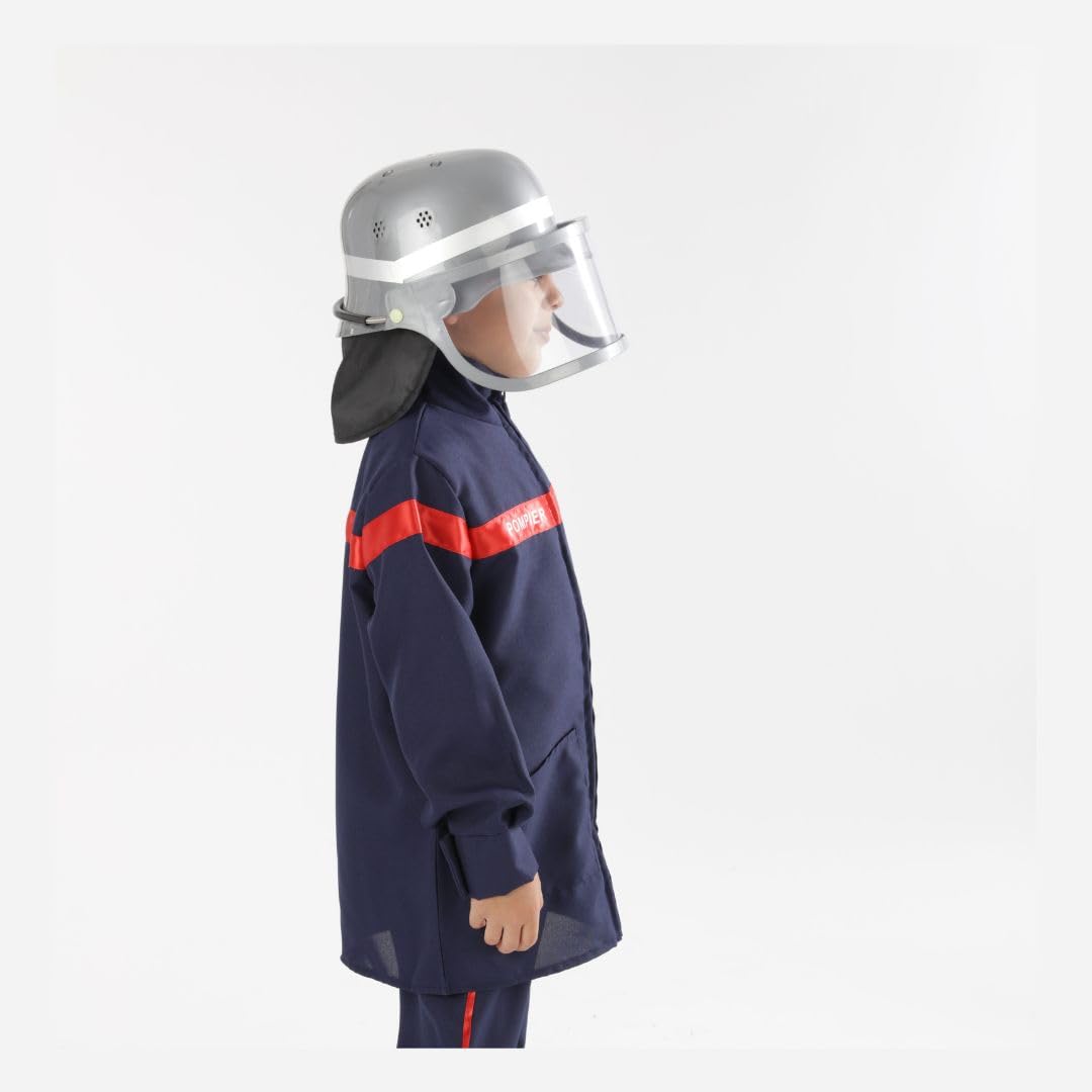 rubie-s-deluxe-feuerwehrmann-kost-m-kinder-5-8-jahre-mit-helm image 2