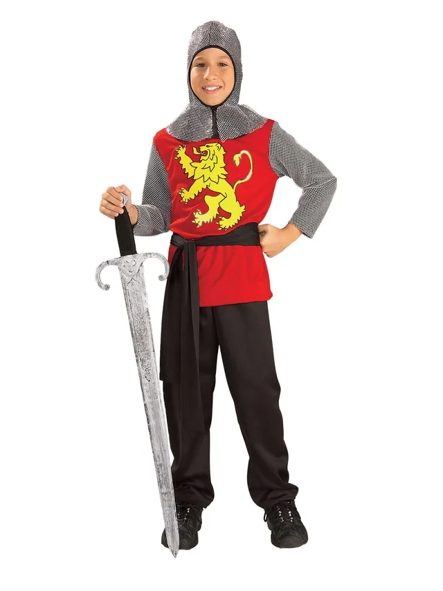 rubie-s-medieval-lord-kost-m-jungen-l-mit-tunika-kapuze image 1