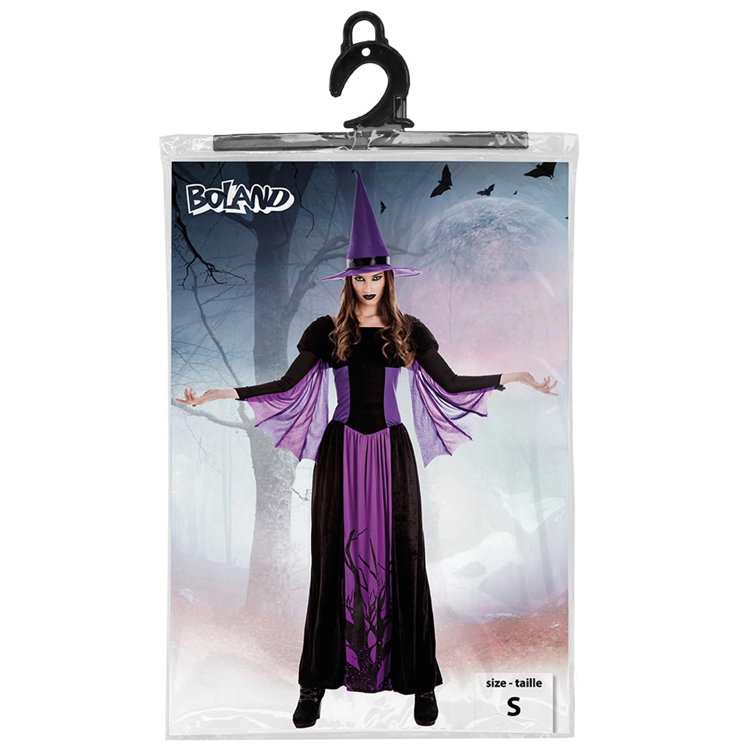 boland-moonlight-witch-hexenkost-m-damen-lila-mit-hut image 2