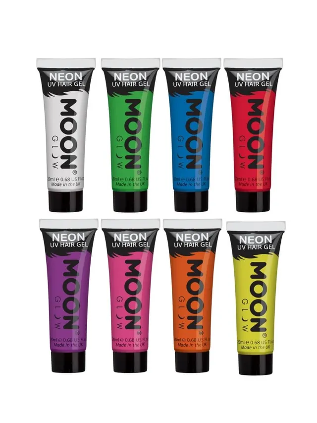 smiffys-makeup-fx-haargel-intensiv-blau-20-ml-neon-uv image 1