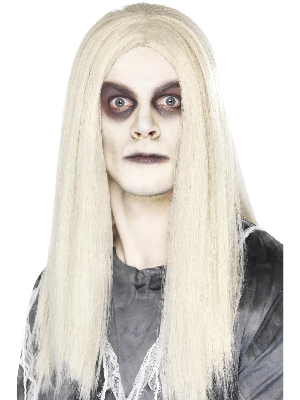 smiffys-fever-ghostly-spirit-per-cke-grau-lang-geist image 1