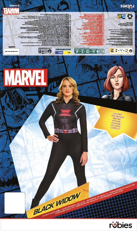 rubies-black-widow-kost-m-erwachsene-einsteiger image 2