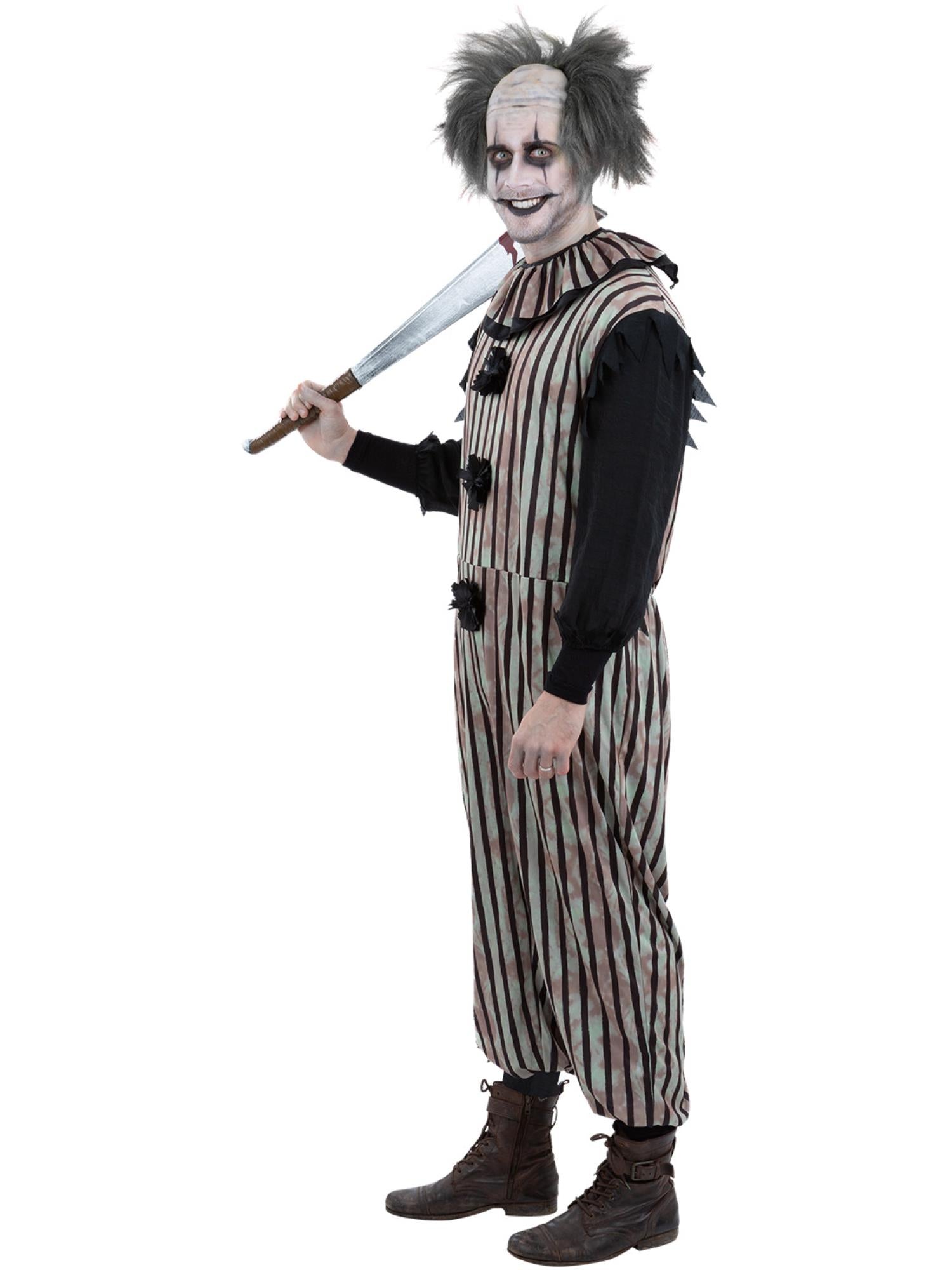fever-dark-vintage-clown-kost-m-herren-schwarz-gestreift image 3