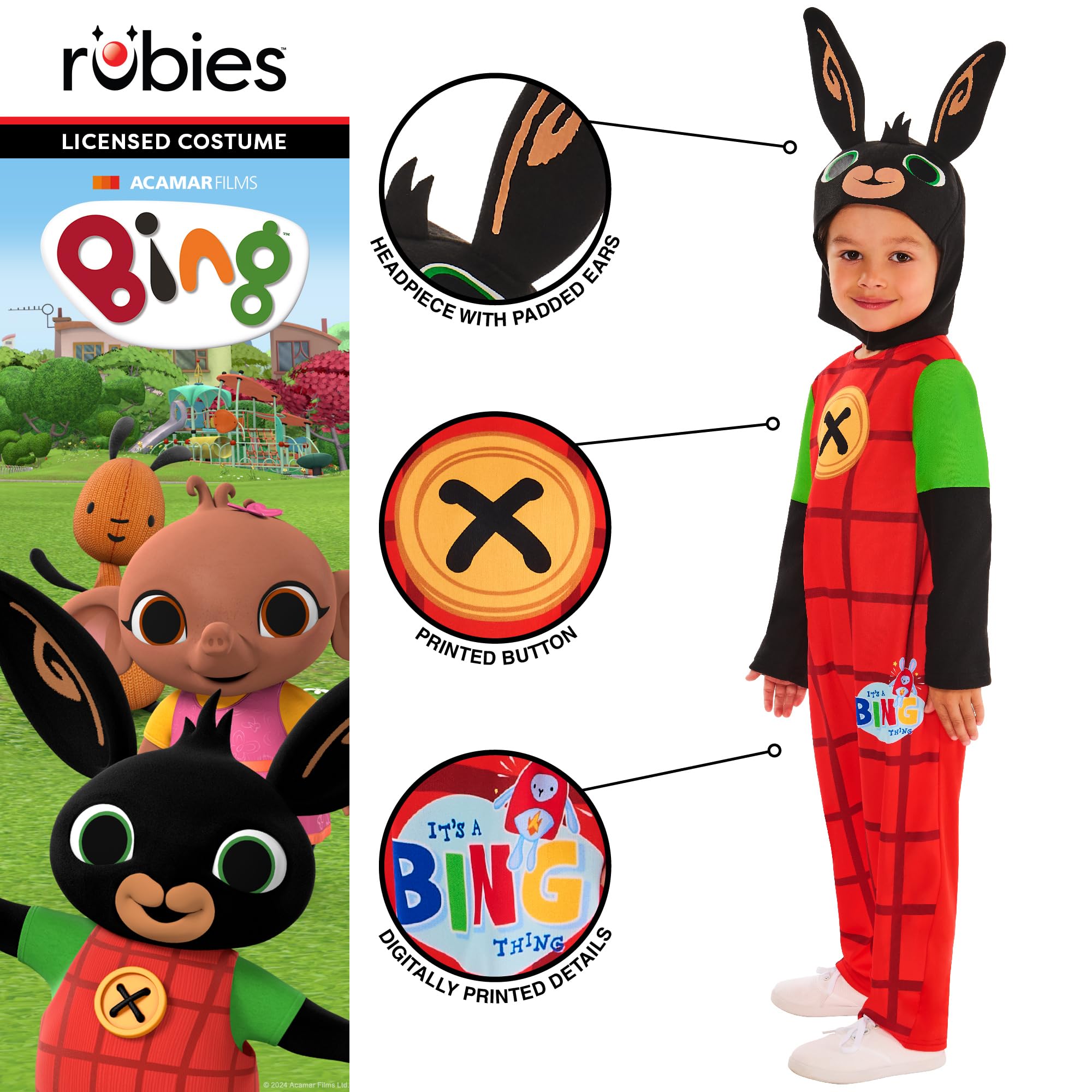 rubie-s-deluxe-bing-classic-kinderkost-m-12-24-monate image 3