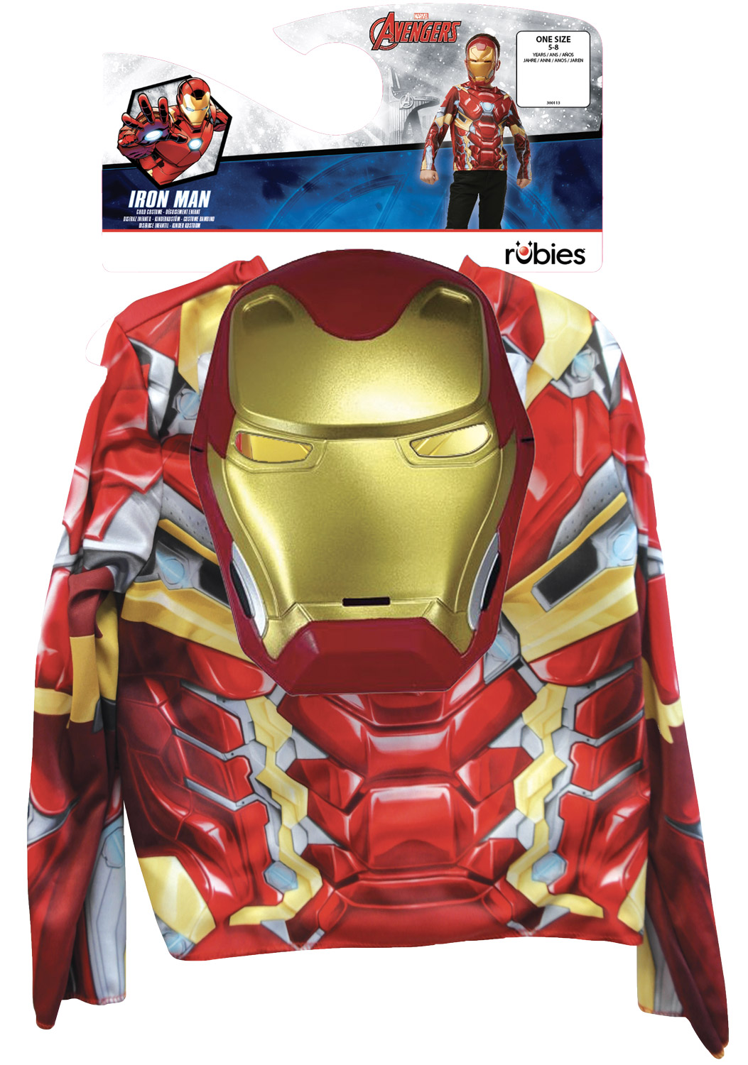rubies-iron-man-kost-m-set-klassisch-mit-maske image 2