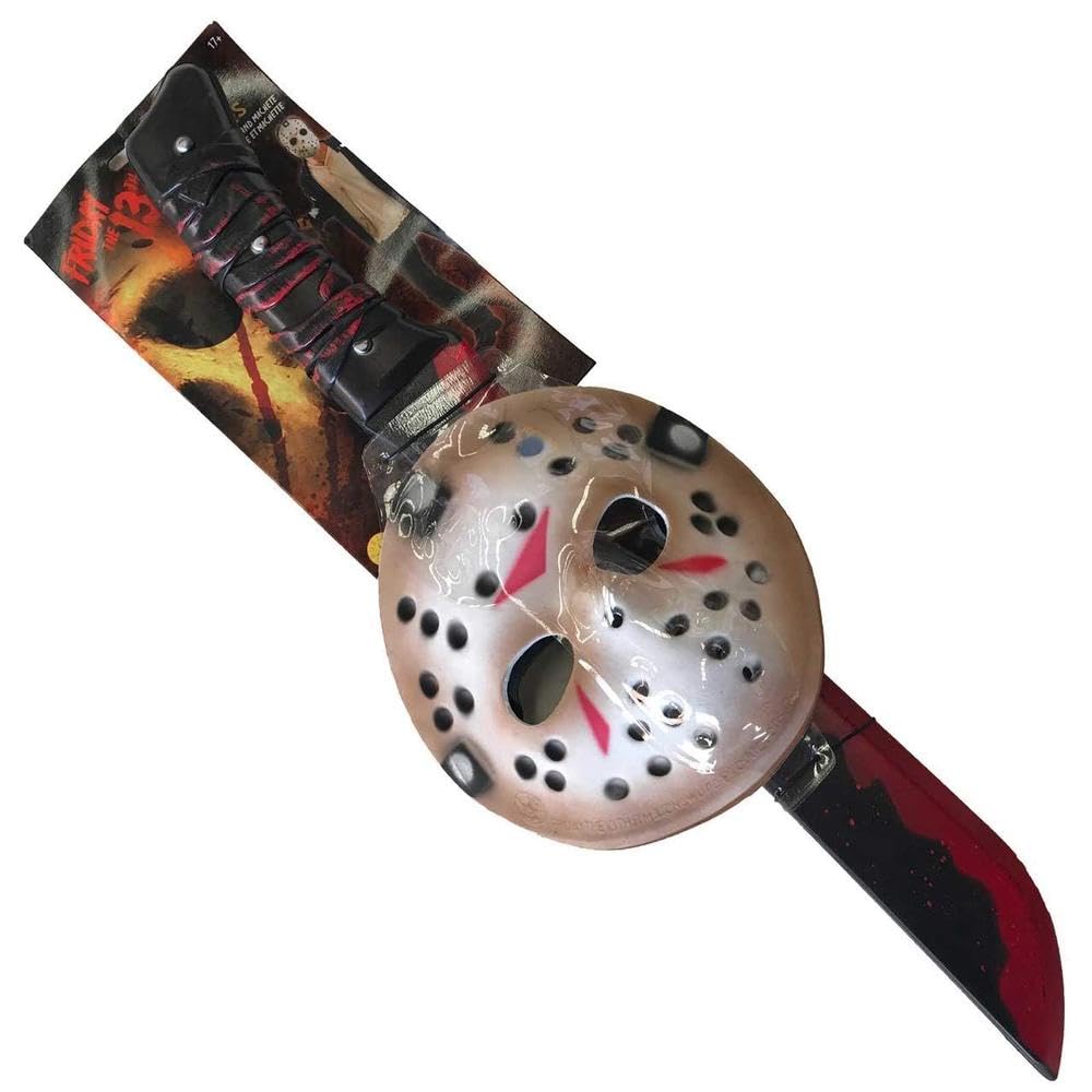 rubie-s-deluxe-friday-the-13th-jason-maske-machete-set-herren image 3